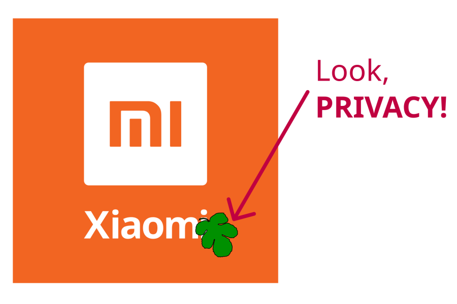 Xiaomi demonstrating a privacy fig leaf